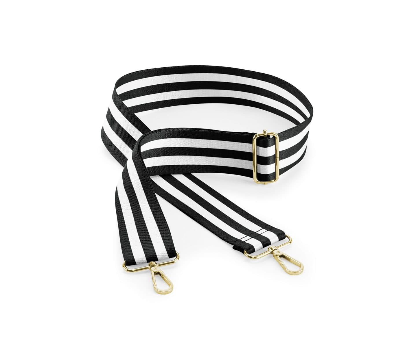 BOUTIQUE ADJUSTABLE BAG STRAP coloris Noir / Blanc