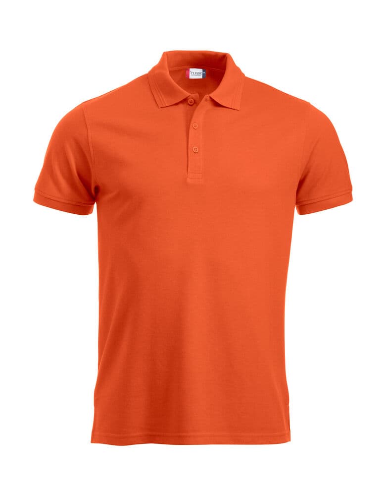 Clique Manhattan Polo coloris Orange sang