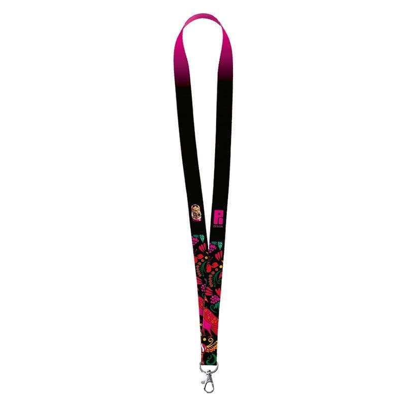 CORDON TOUR DE COU / LANYARD 2X92 CM - SUBLIMATION en situation
