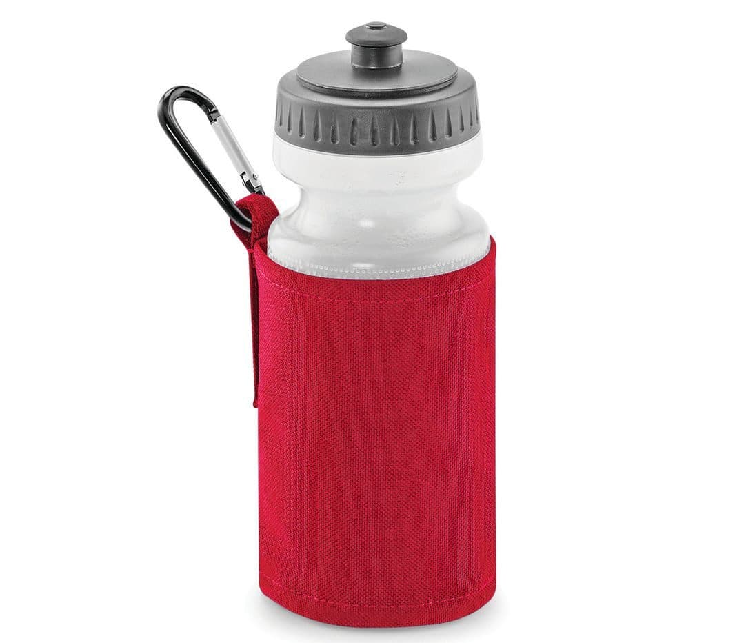 WATER BOTTLE AND HOLDER coloris Rouge classique
