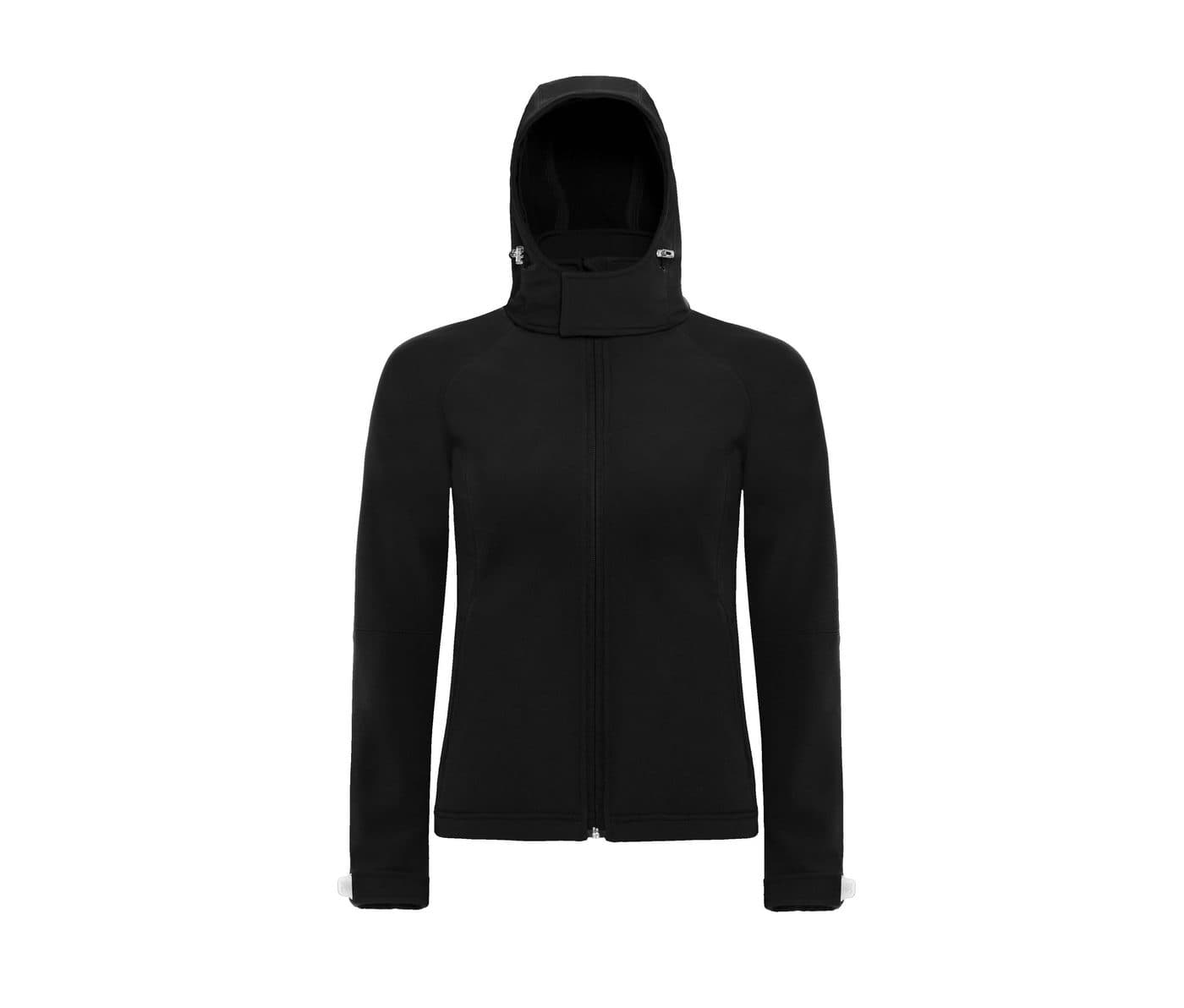 HOODED SOFTSHELL WOMEN coloris Noir