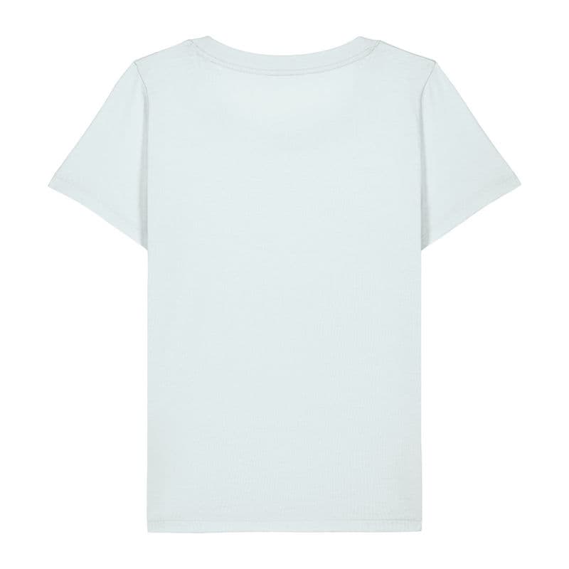The iconic mid-light women’s fitted t-shirt coloris Bleu glacier