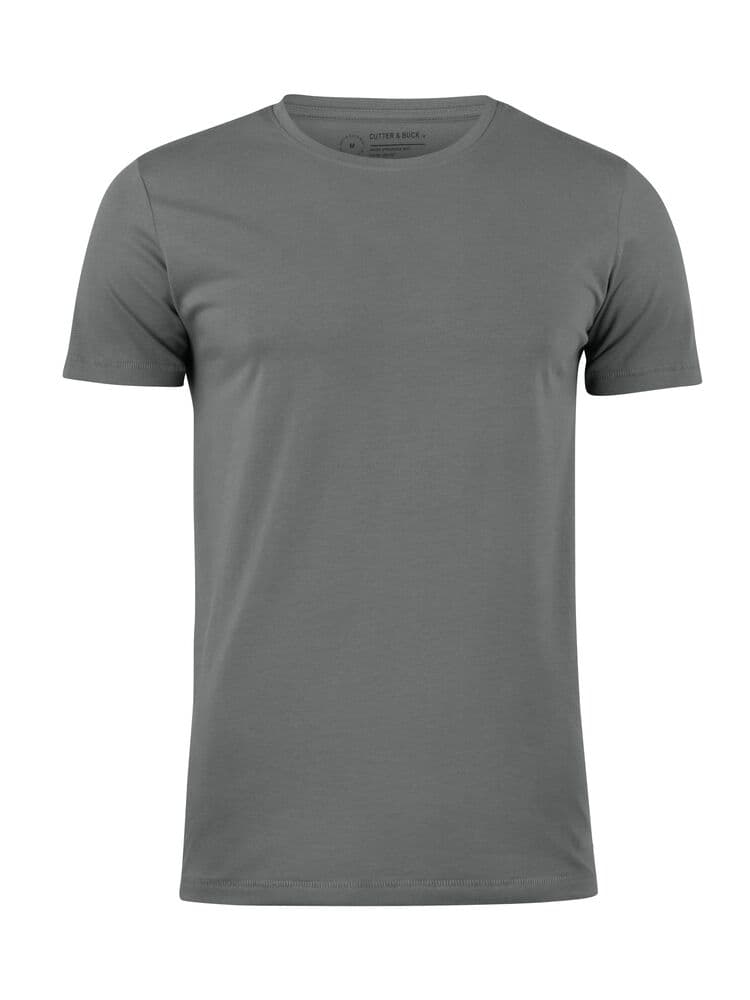 Pull col rond Cutter & Buck Manzanita homme coloris Gris