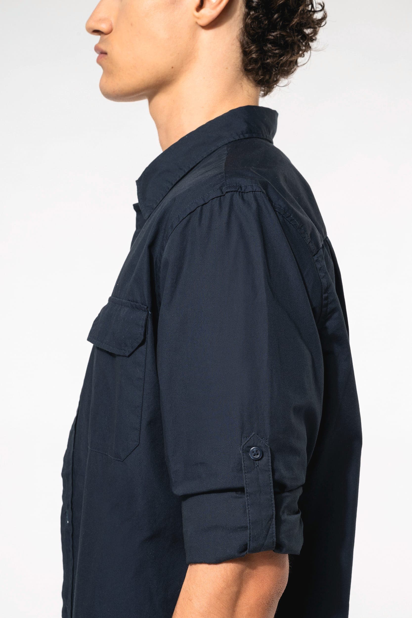 Chemise safari manches longues homme en situation