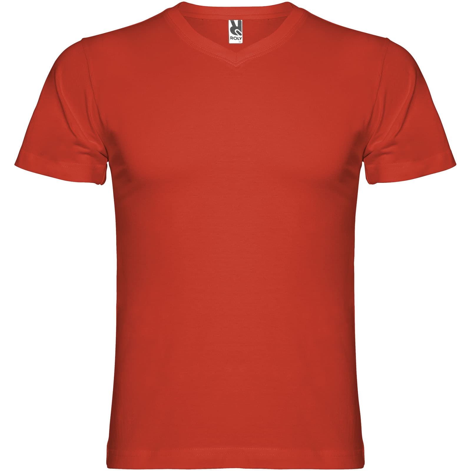 T-shirt de 155 g/m² Samoyedo à col en V et manches courtes pour homme coloris Rouge