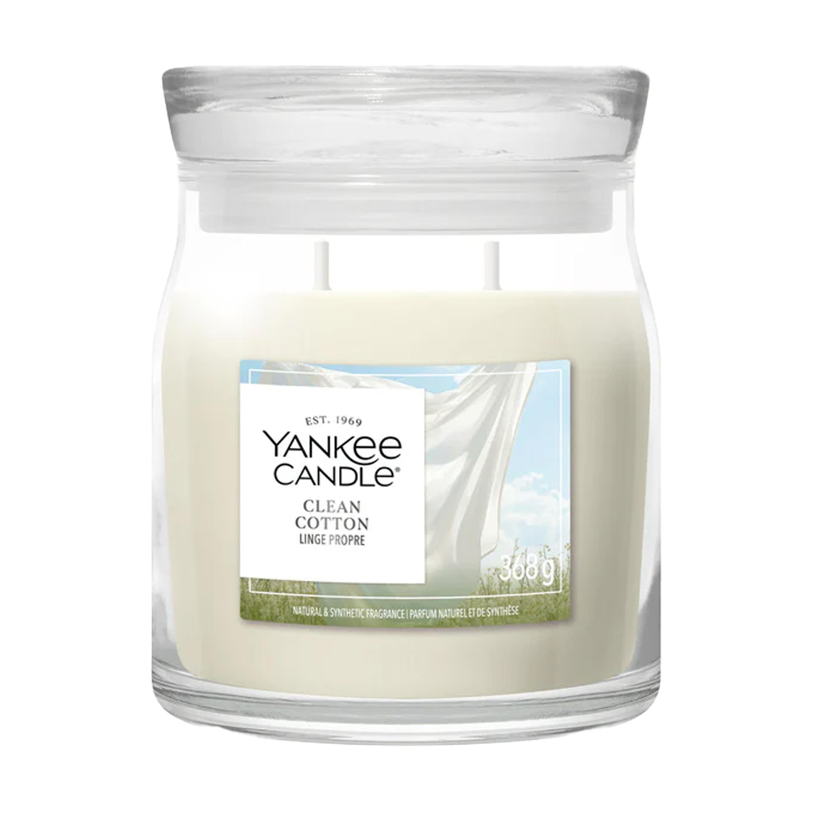 Bougie parfumée Yankee Candle Clean Cotton pot moyen