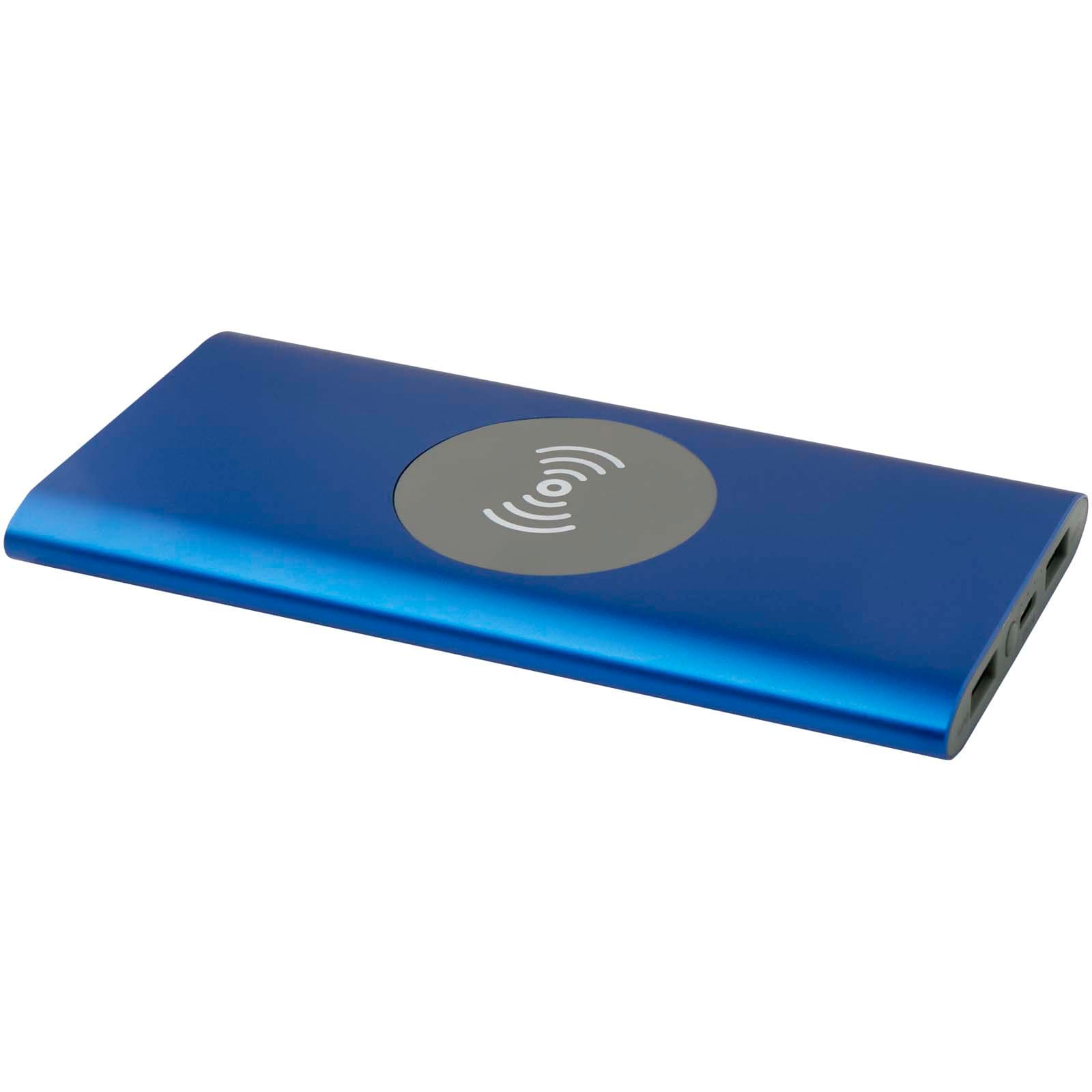 Batterie de secours sans fil en aluminium recyclé Juice type-C de 8 000 mAh coloris Bleu roi