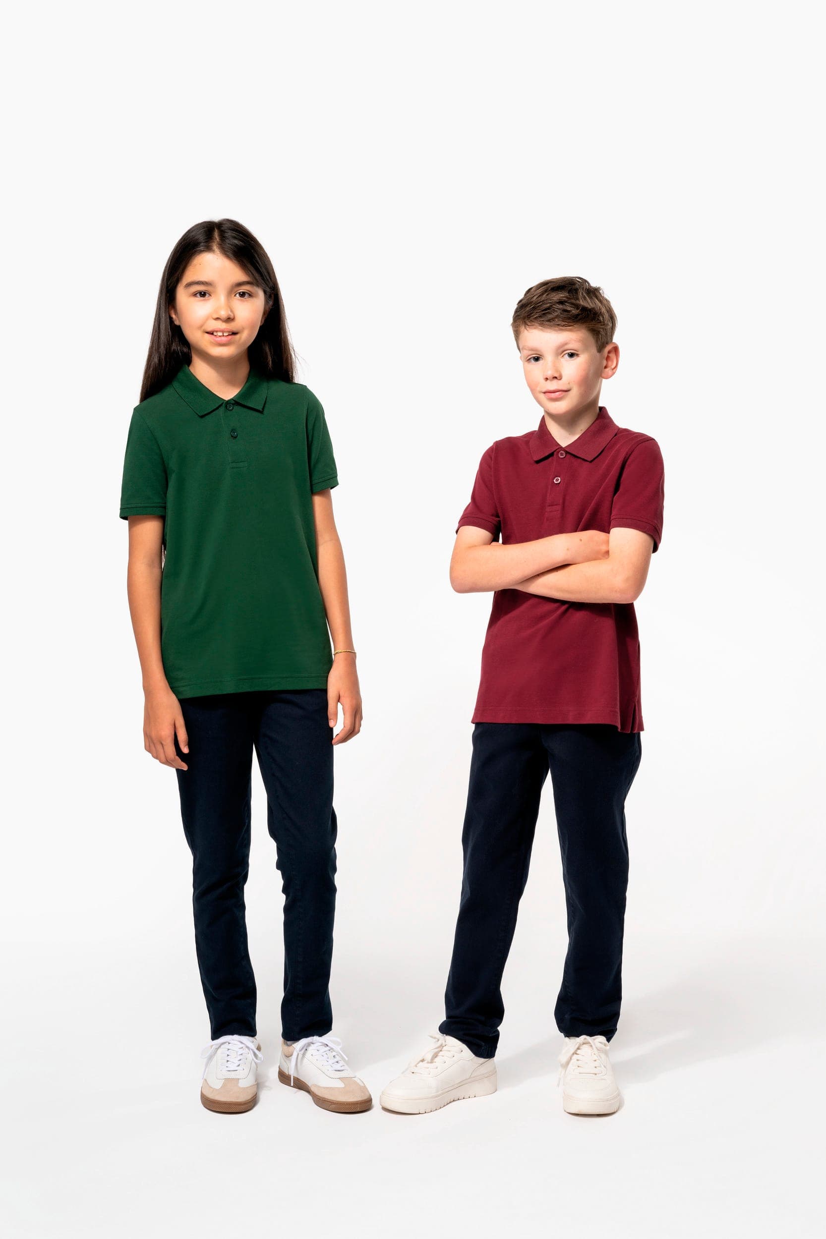 Polo piqué Bio180 enfant en situation