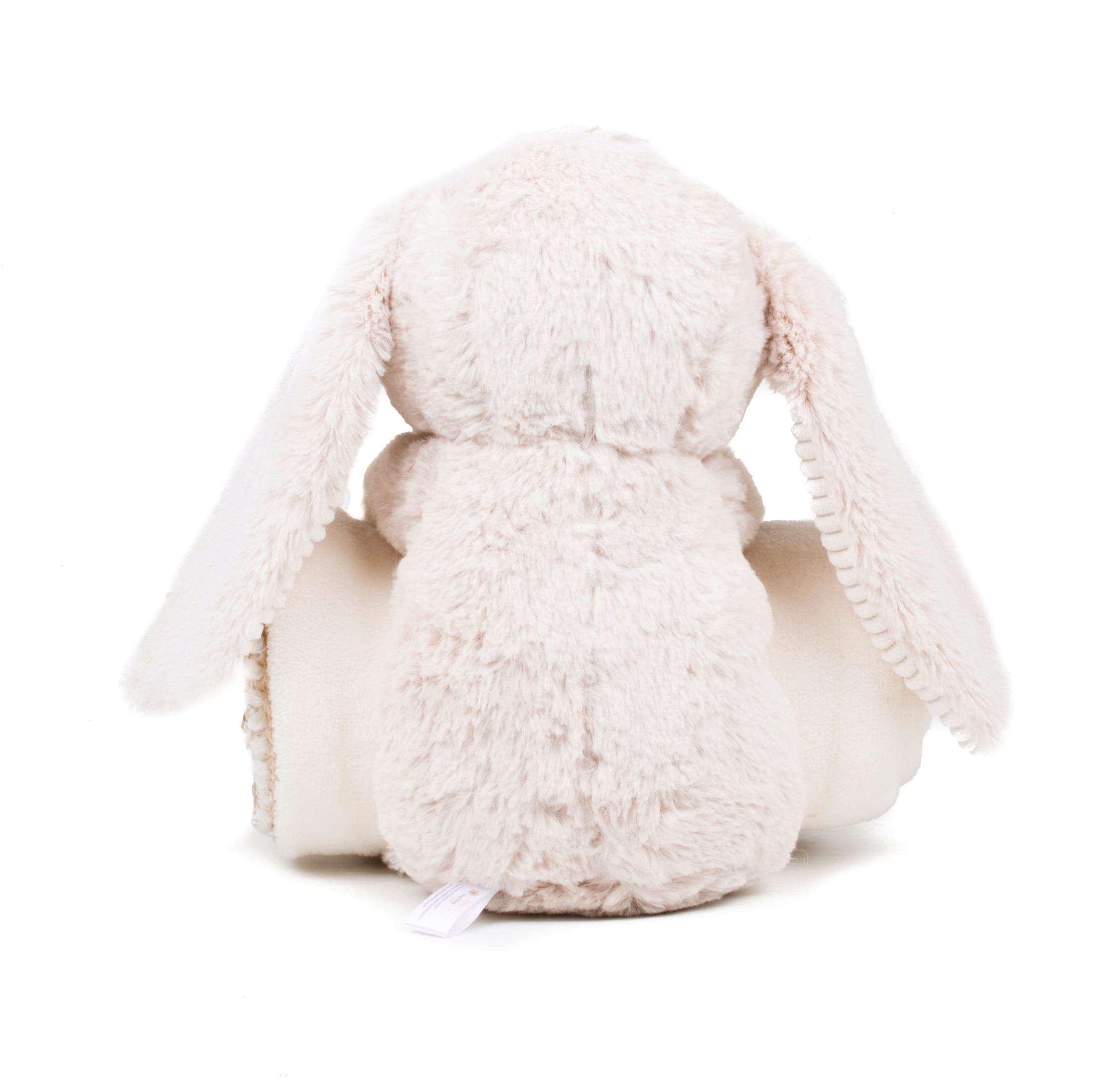 Peluche Lapin & couverture en situation