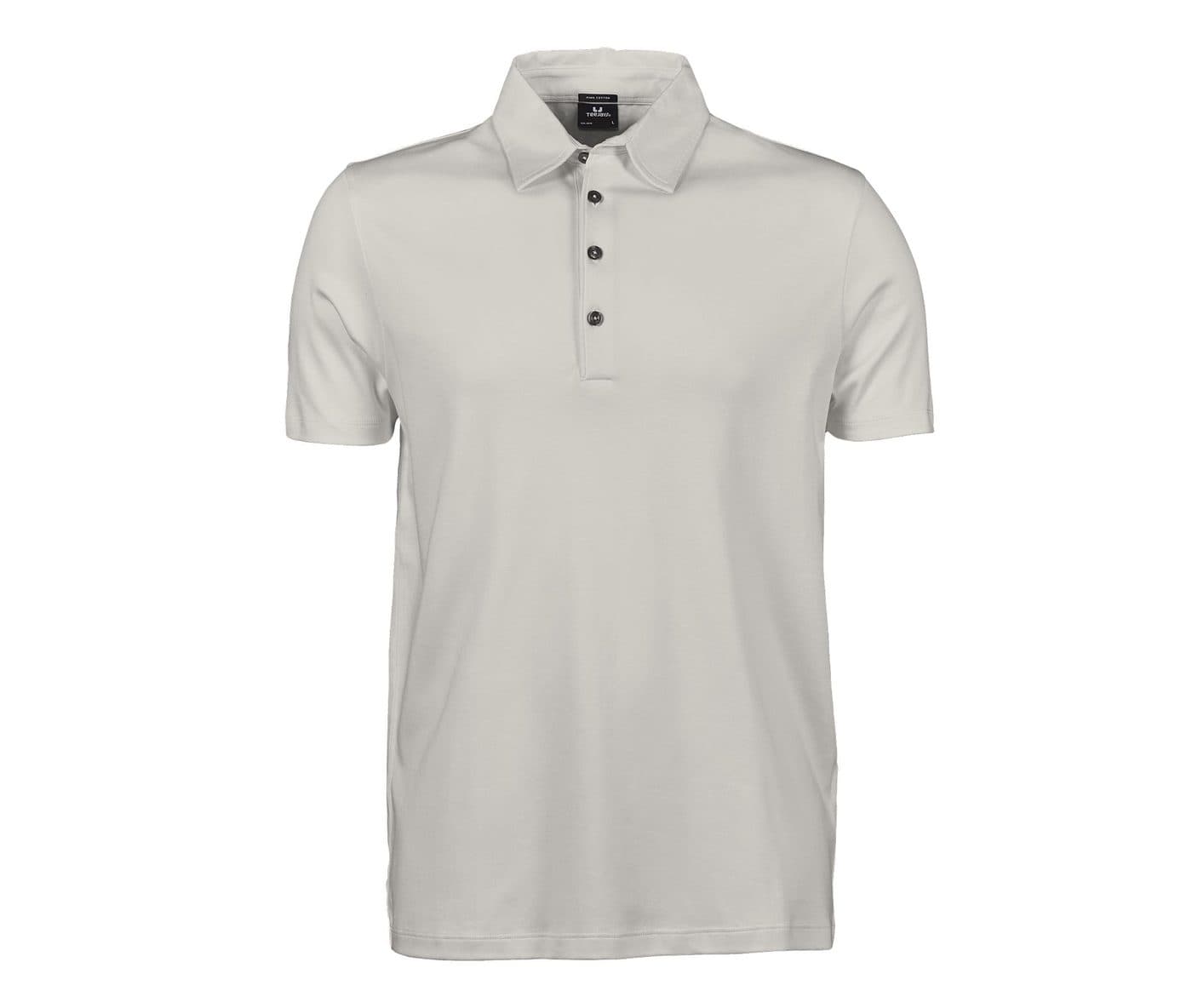 PIMA COTTON POLO coloris Gris ciment