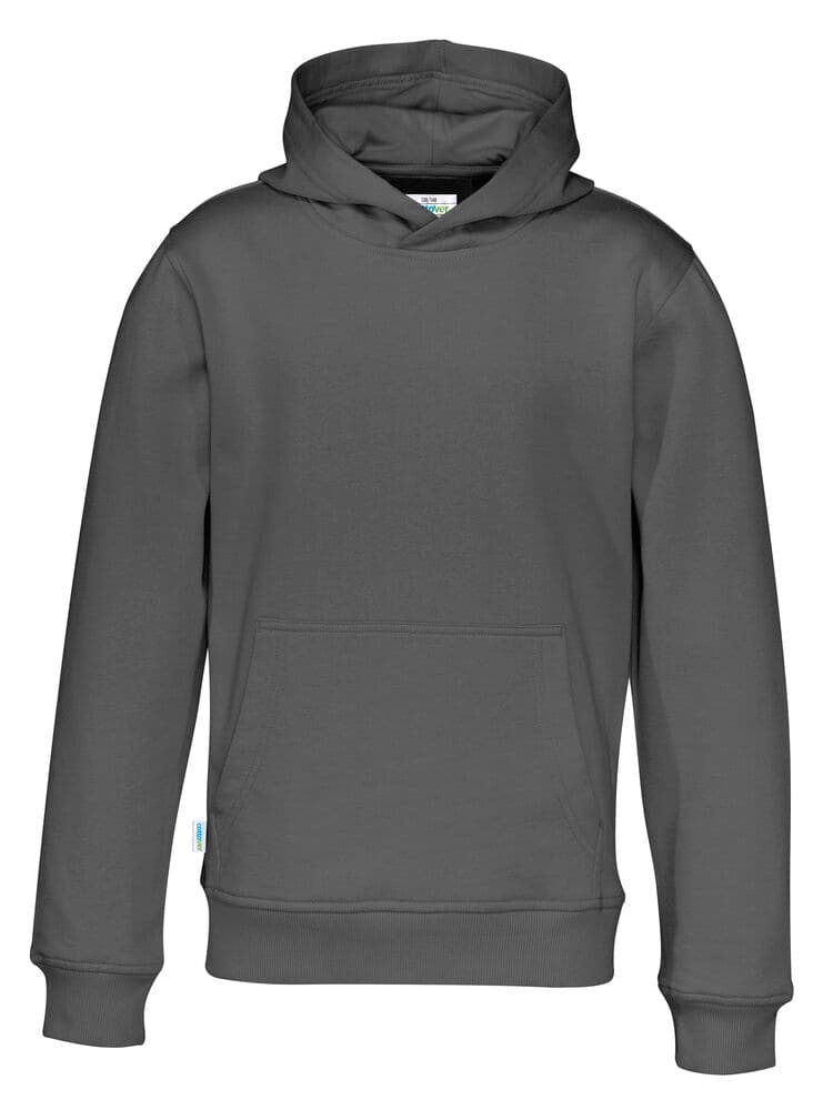 HOODIE ENFANT - CERTIFIÉ GOTS coloris Anthracite