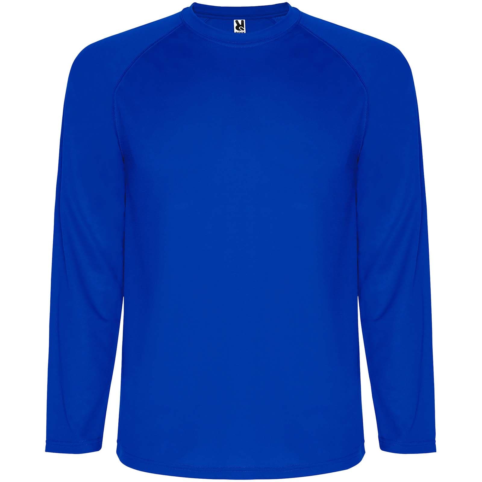 T-shirt de sport de 150 g/m² Montecarlo à manches longues pour hommes coloris Bleu