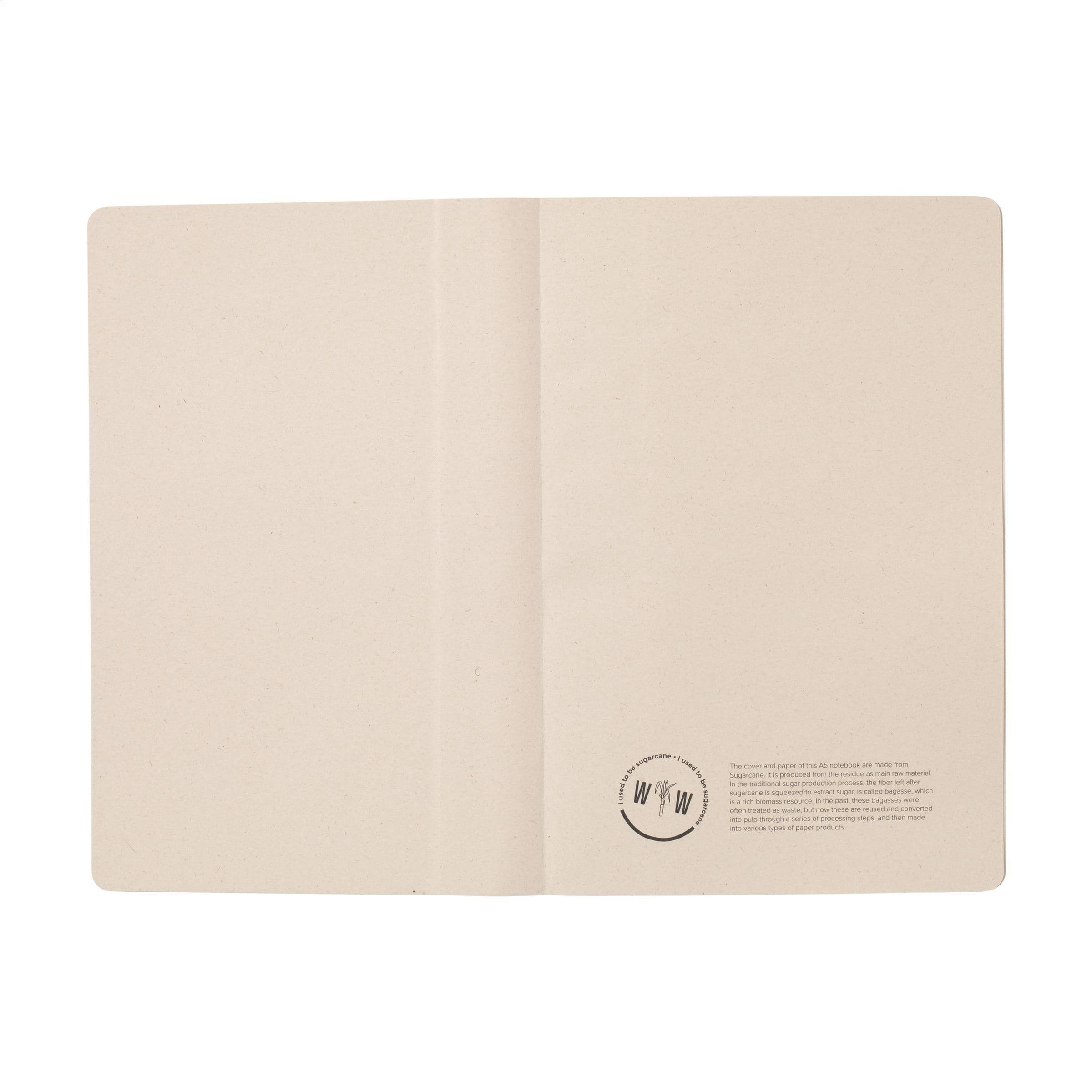 Carnet de notes Sugarcane A5 en situation
