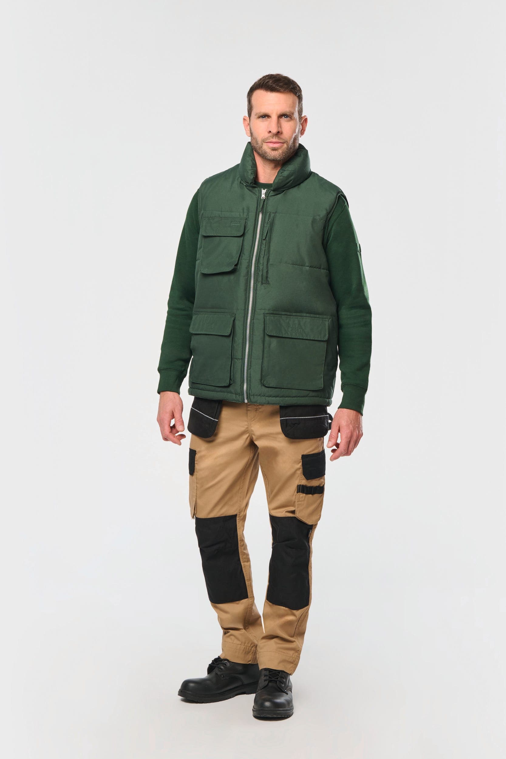 Bodywarmer matelassé homme en situation