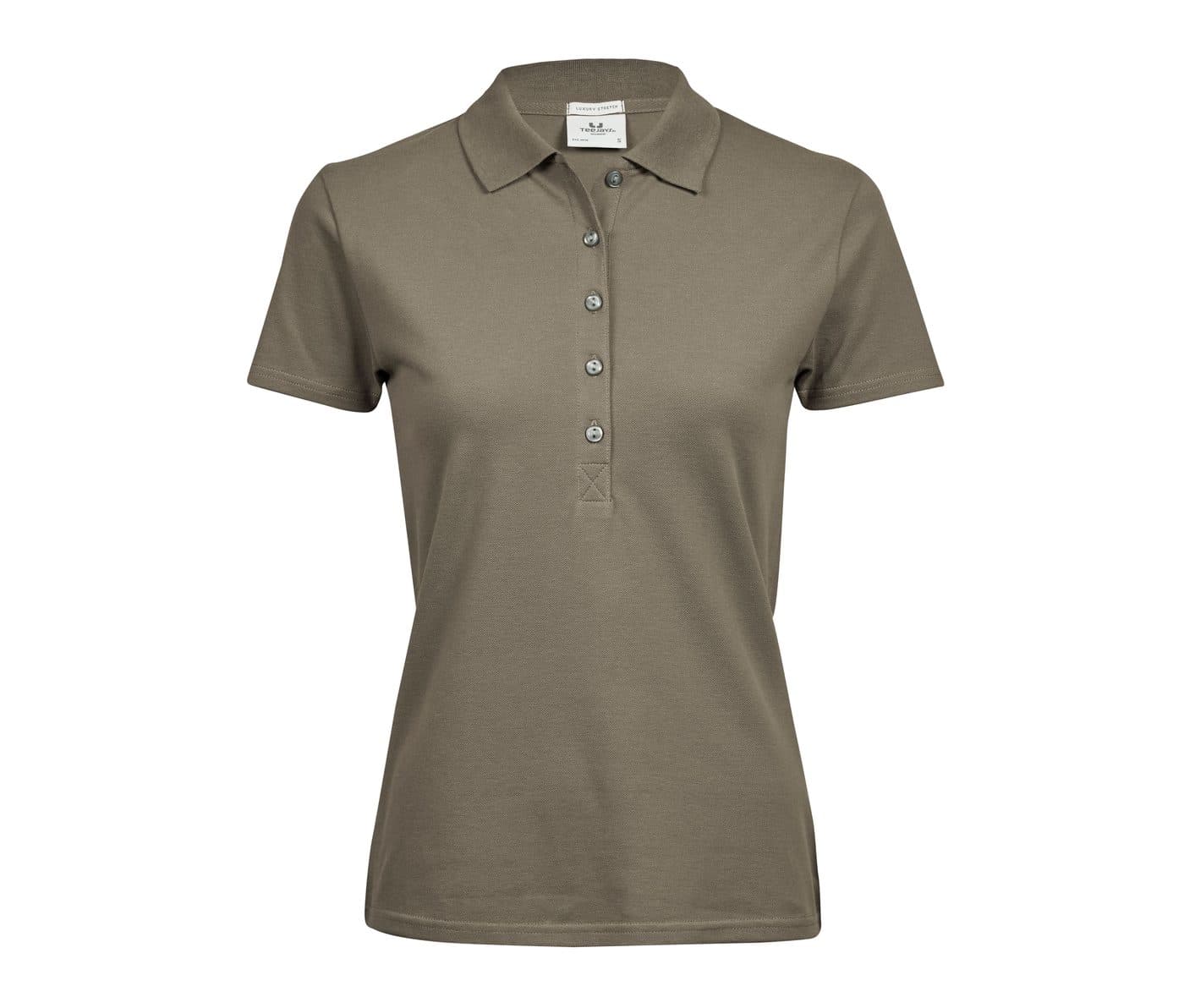 LADIES LUXURY STRETCH POLO coloris Argile