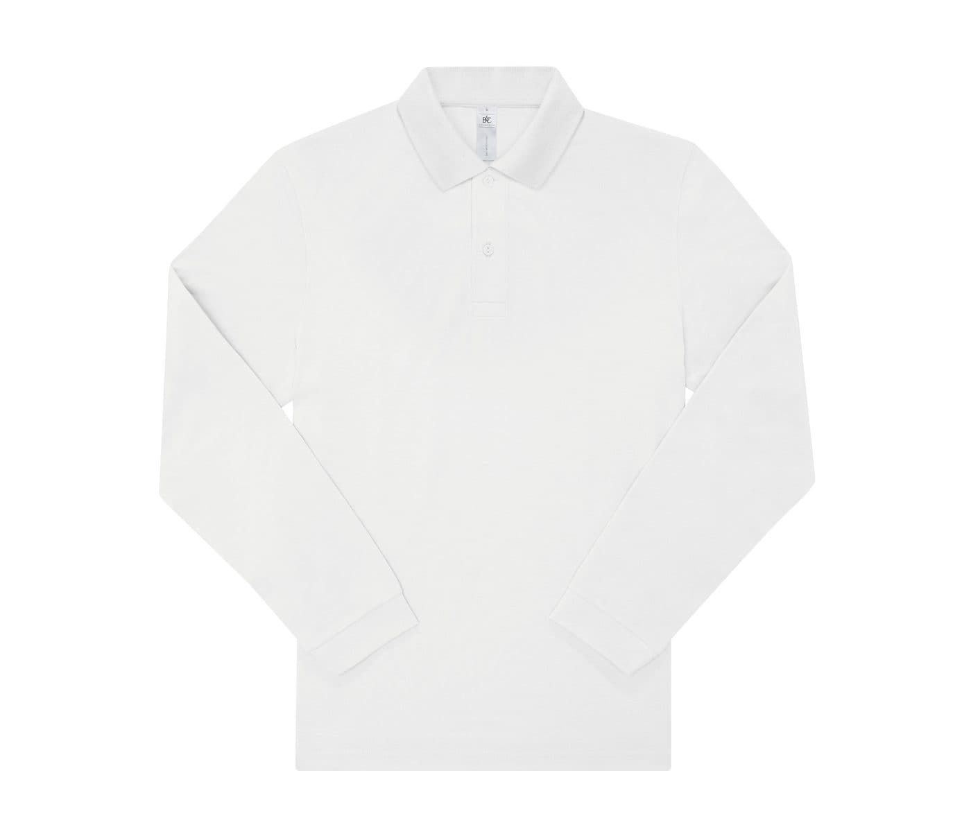 B&C MY POLO 180 LSL coloris Blanc