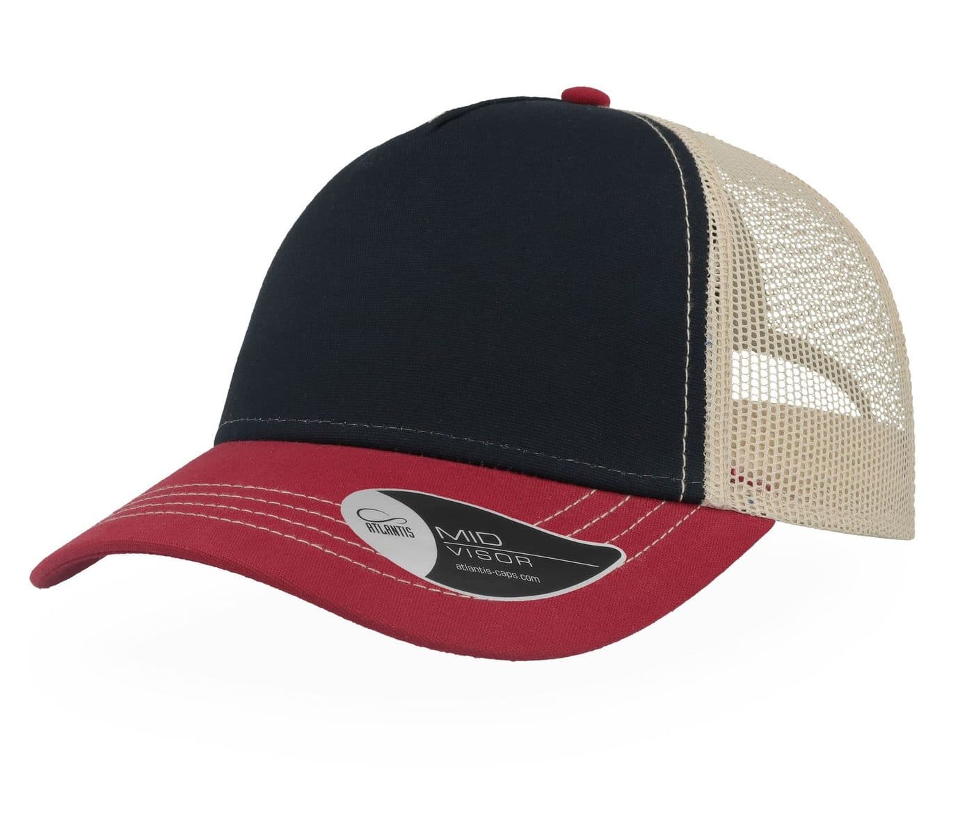 RAPPER CANVAS coloris Marine / Bordeaux / Beige