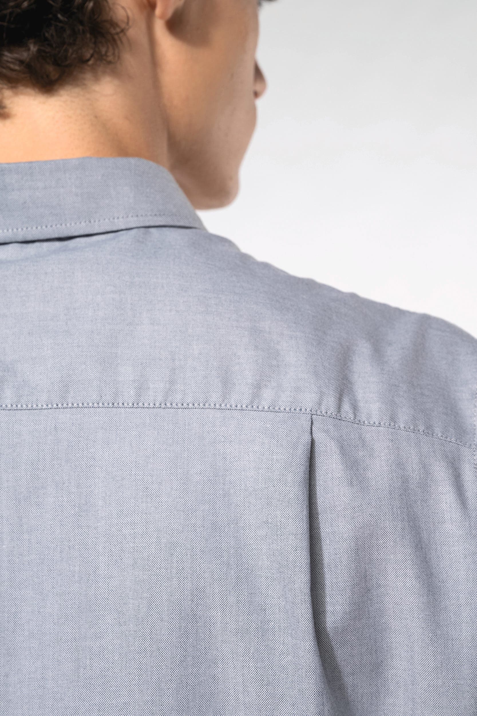 Chemise Oxford manches courtes en situation