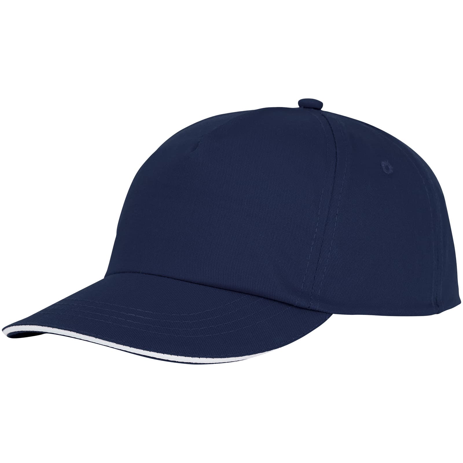 Casquette sandwich 5 panneaux de 175 g/m² Styx coloris Marine