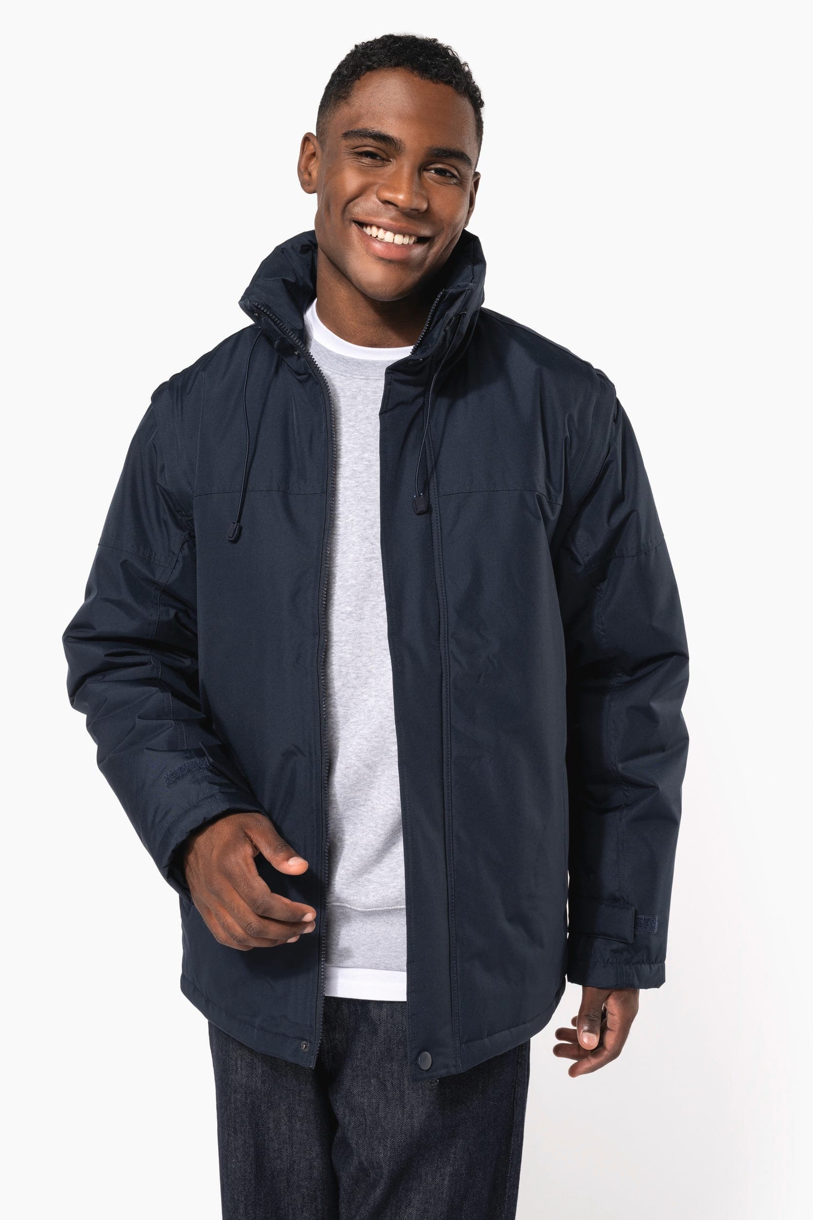 Blouson manches amovibles homme en situation
