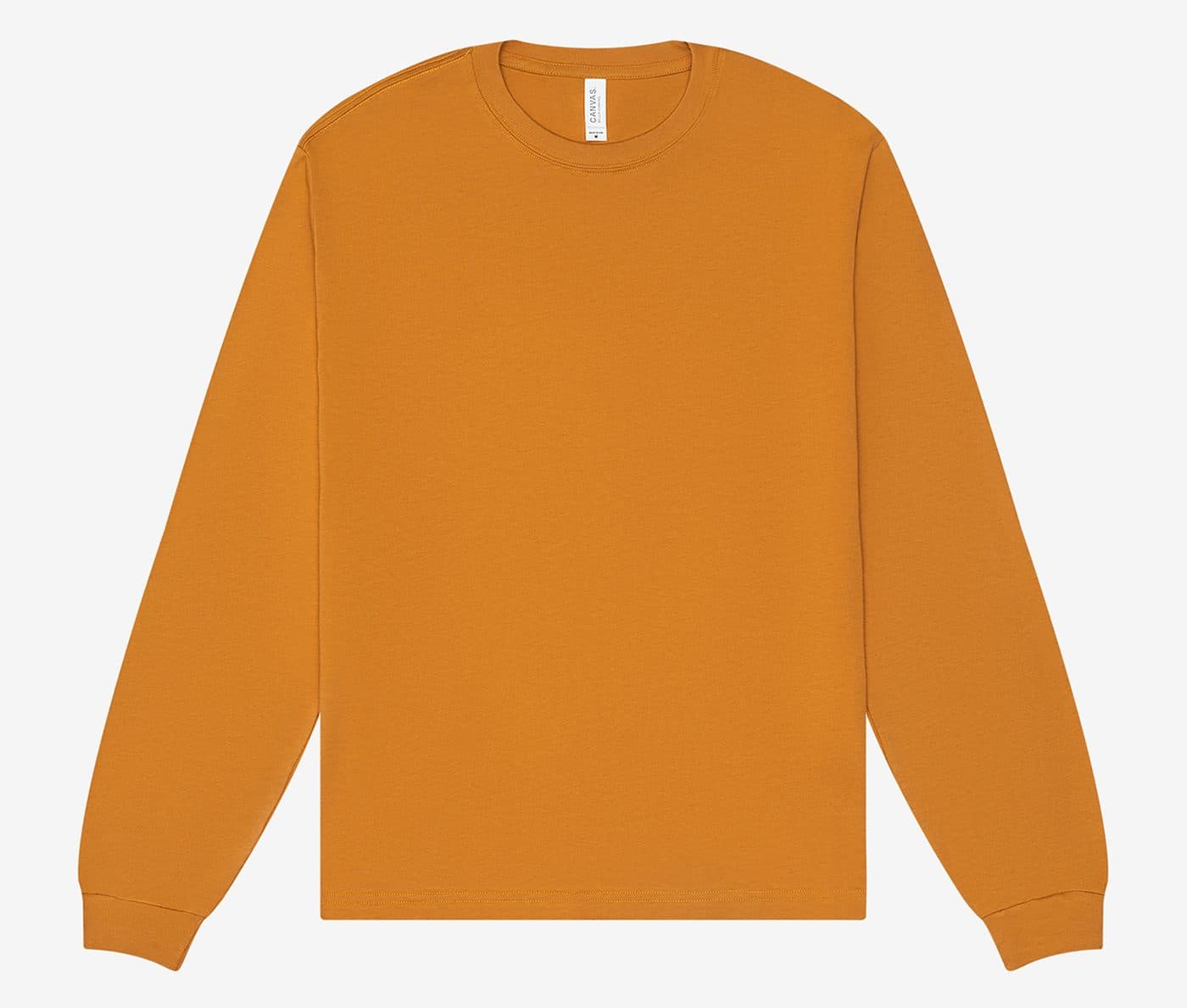 UNISEX HEAVY BOXY LONG SLEEVE TEE coloris Pain grillé