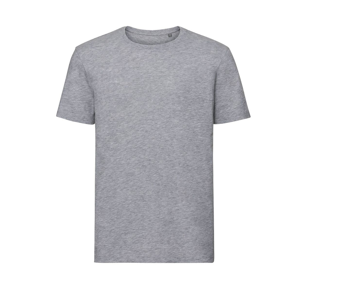 MEN'S PURE ORGANIC TEE coloris Gris oxford clair