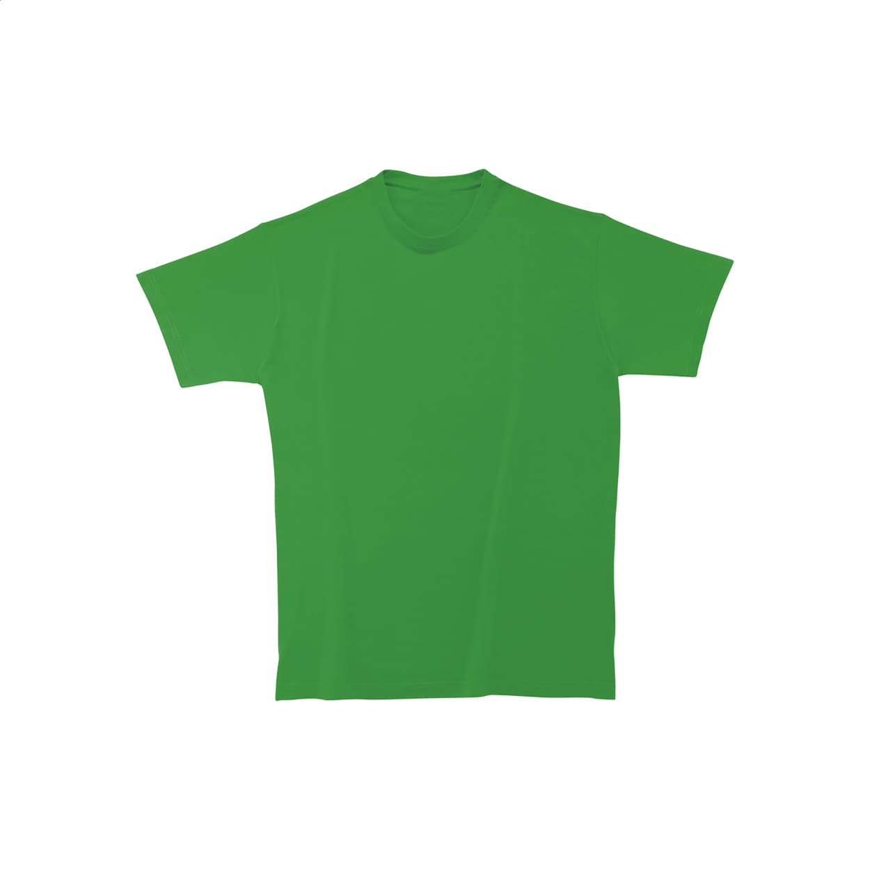 T-shirt en coton épais coloris Vert