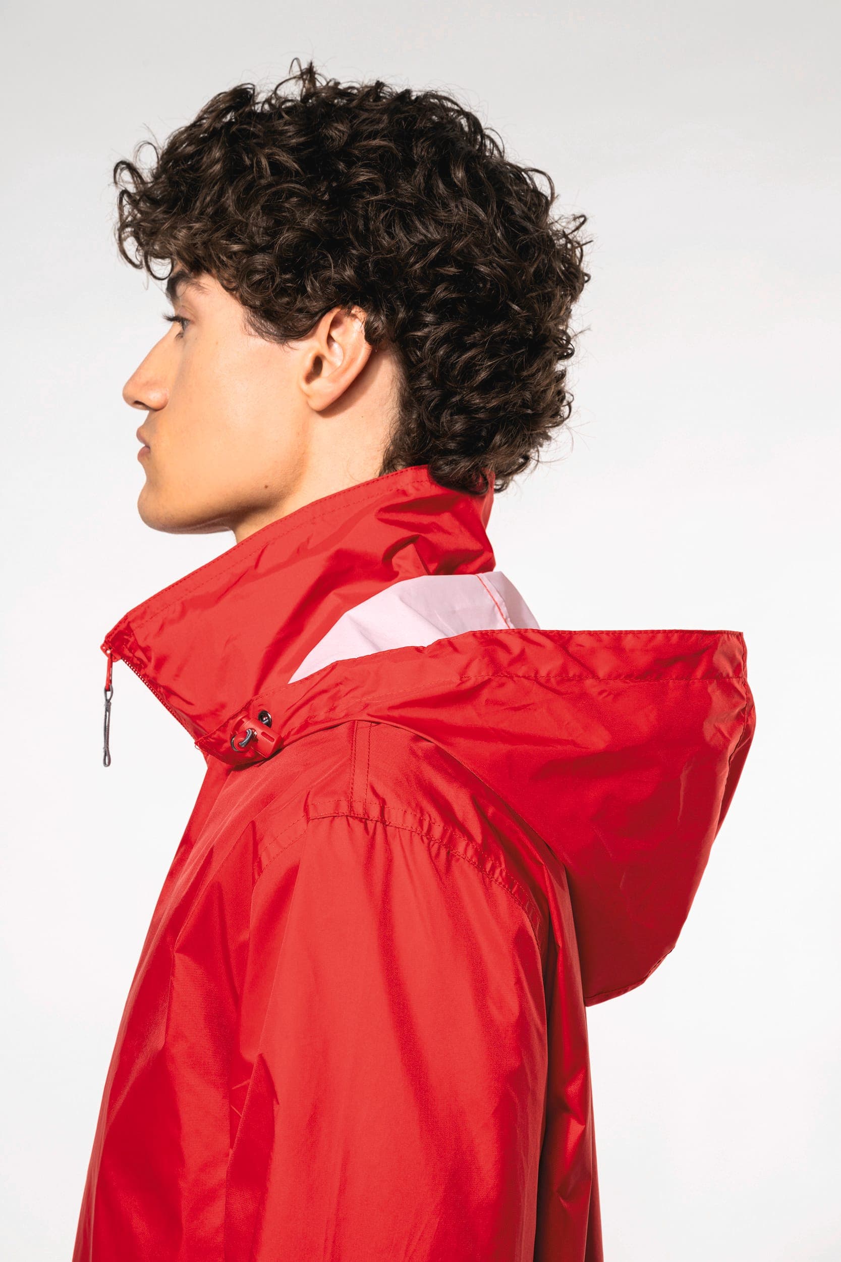 Coupe-vent doublé homme en situation