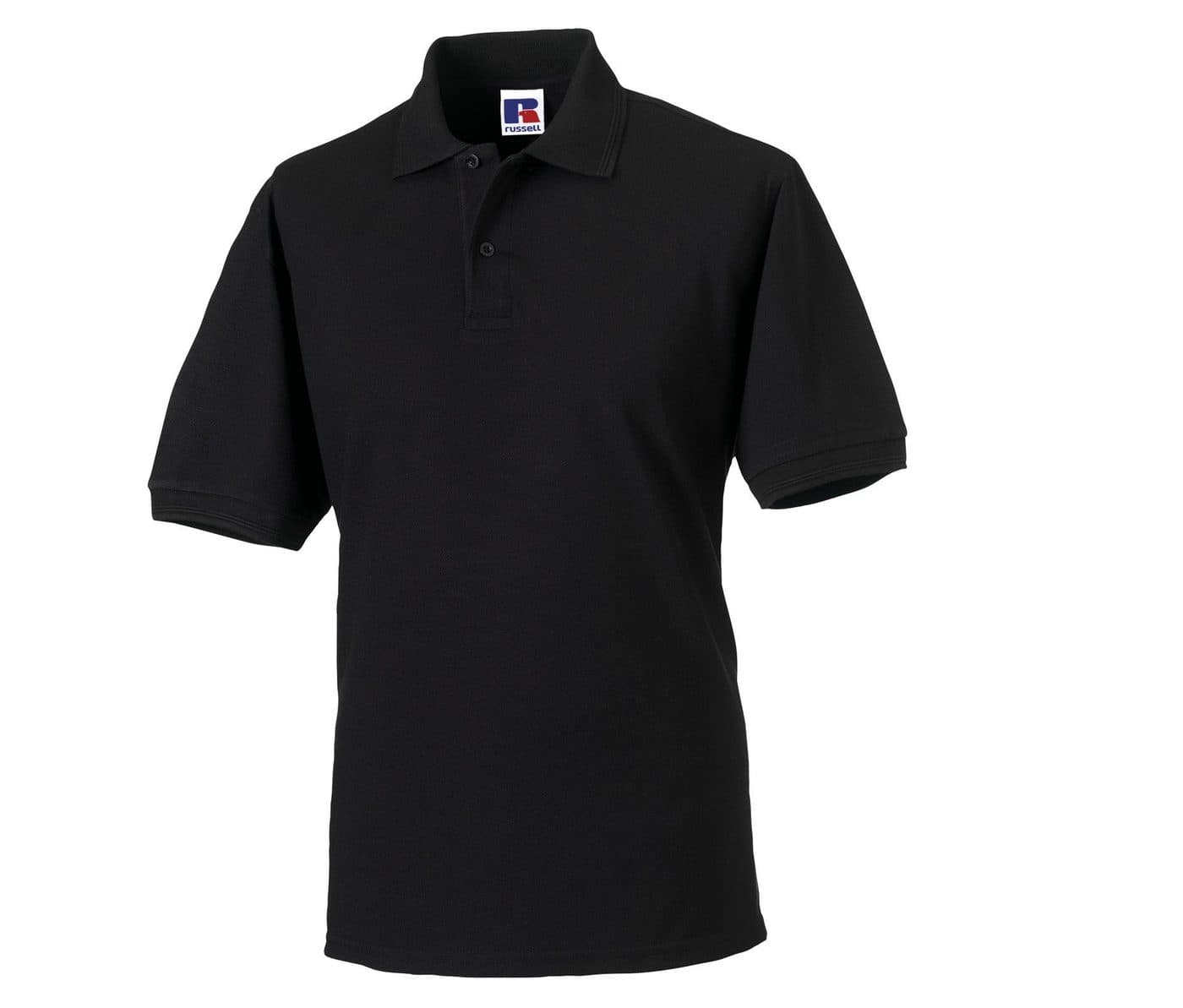 HARDWEARING POLYCOTTON POLO coloris Noir