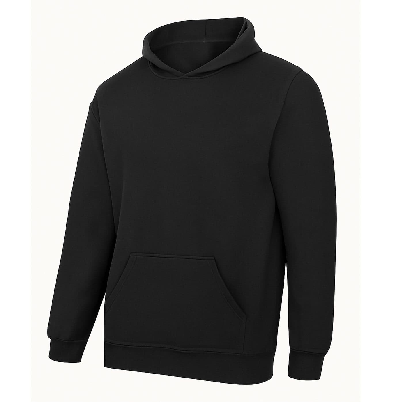 ORGANIC COTTON HOODED coloris Noir profond