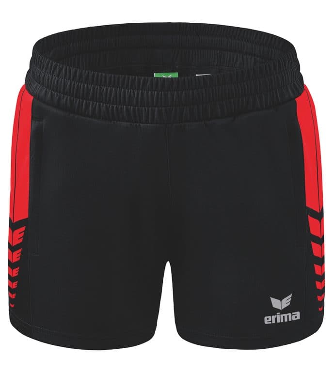 Short Worker Six Wings coloris Noir / Rouge