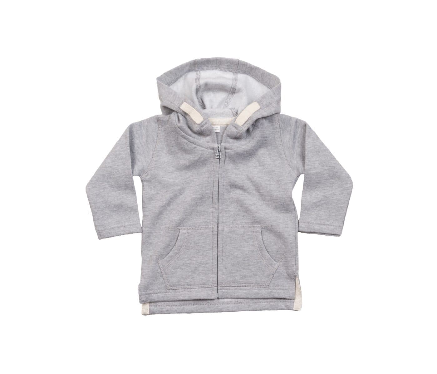 BABY HOODIE coloris Gris chiné