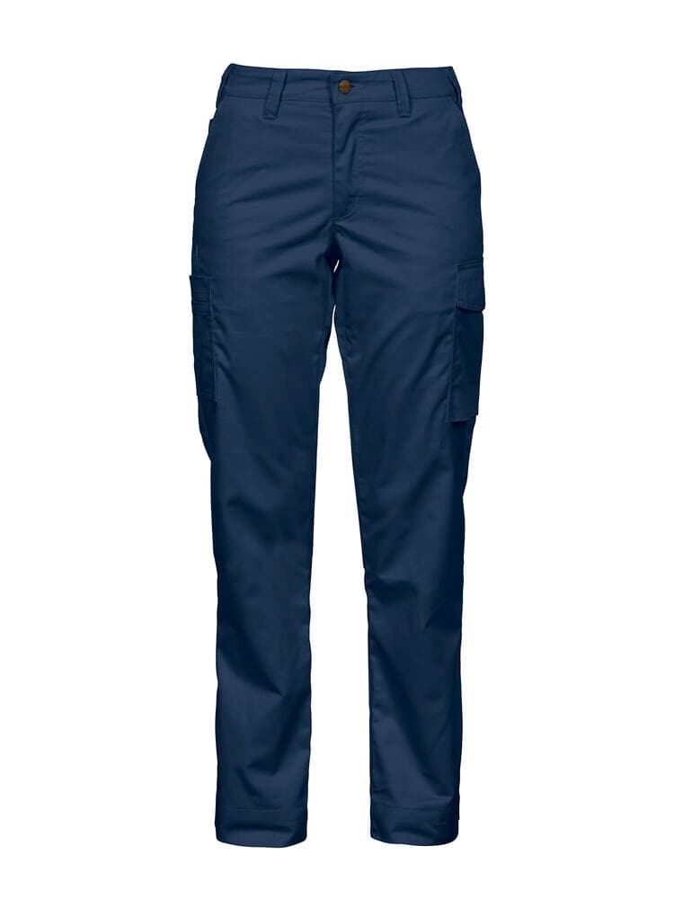 2519 PANTALON FEMME SANS POCHES GENOUILLÈRES coloris Marine