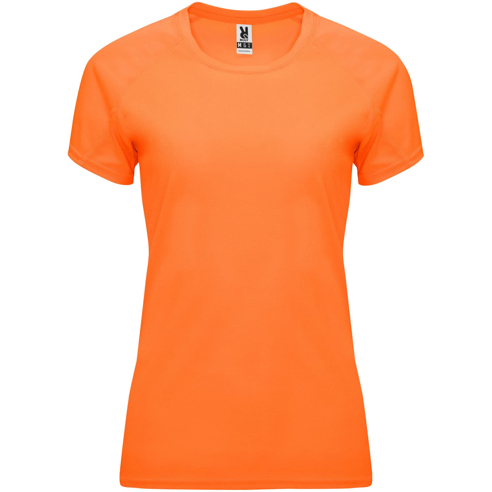 T-shirt de sport de 135 g/m² Bahrain à manches courtes pour femme coloris Orange fluo