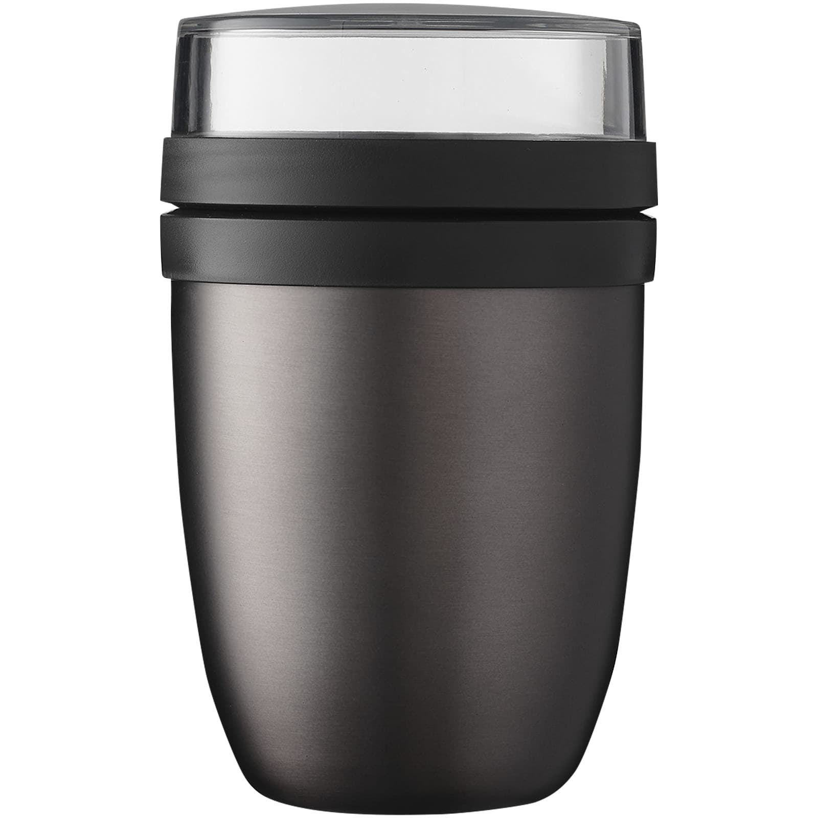 Bol à déjeuner isotherme Ellipse 500+200 ml coloris Titane