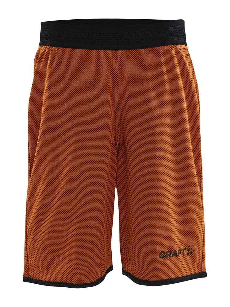 Craft Progress reversible basket shorts w coloris Marron / Orange