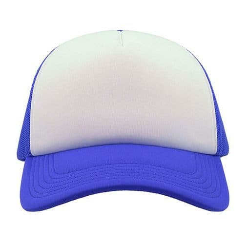 RAPPER CAP coloris Bleu roi / Blanc