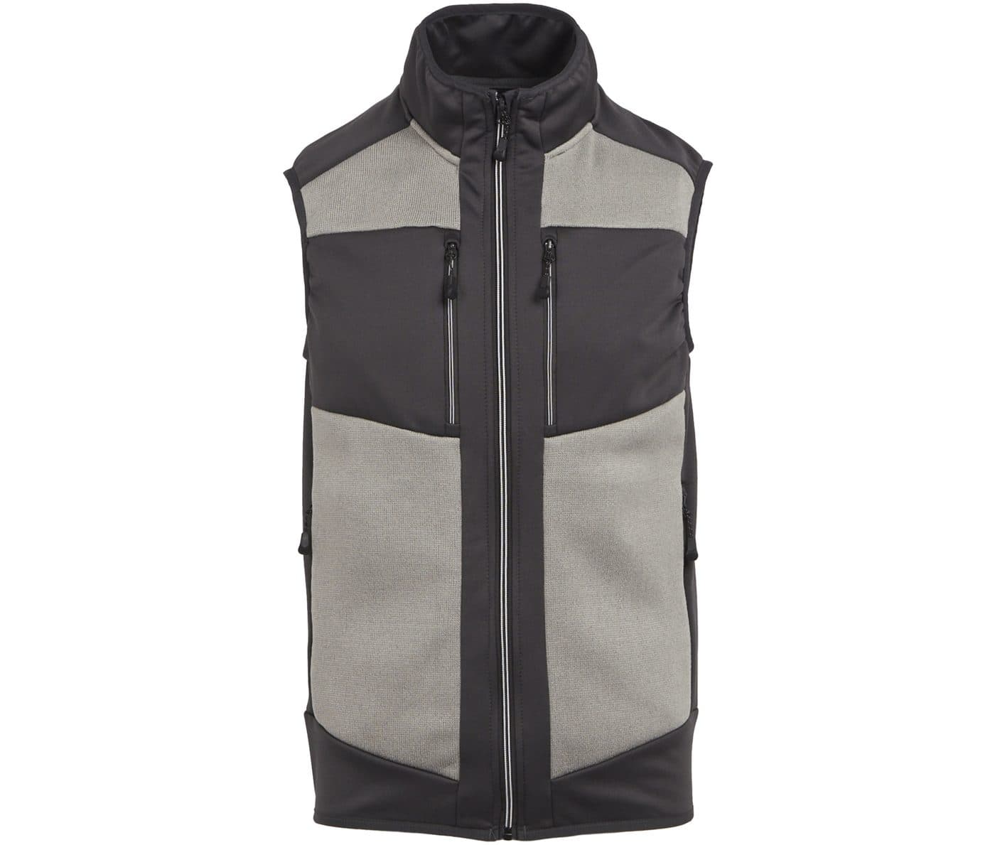 E-VOLVE KNIT EFFECT STRETCH BODYWARMER coloris Gris minéral / Gris cendré