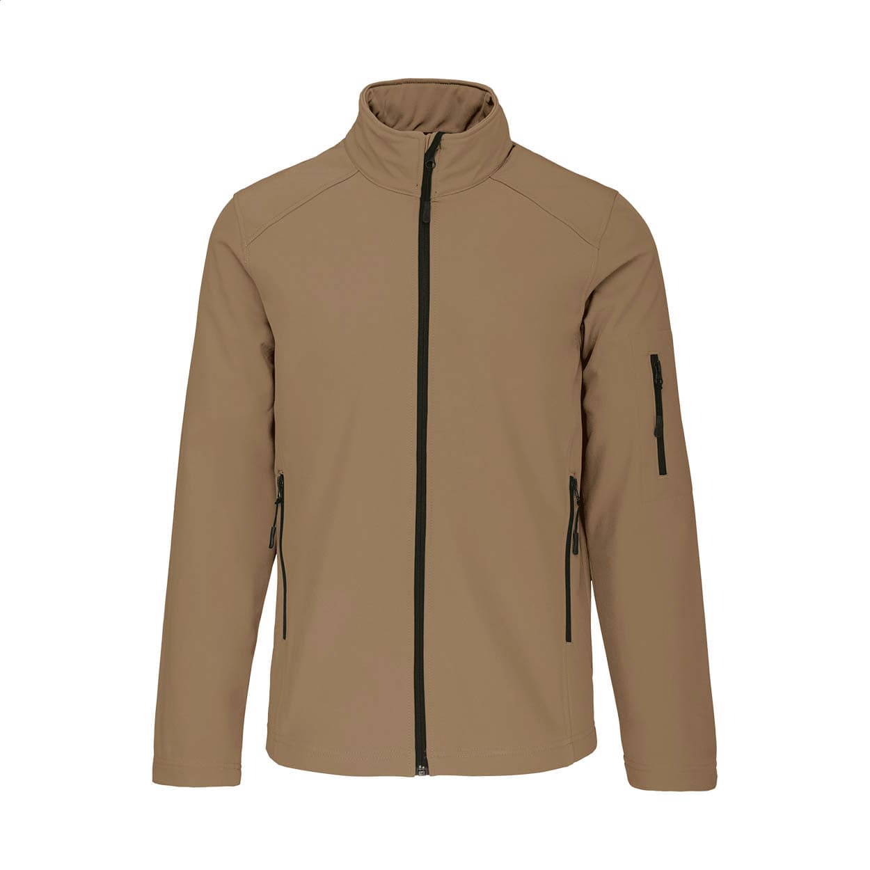 Veste softshell 3 couches coloris Marron
