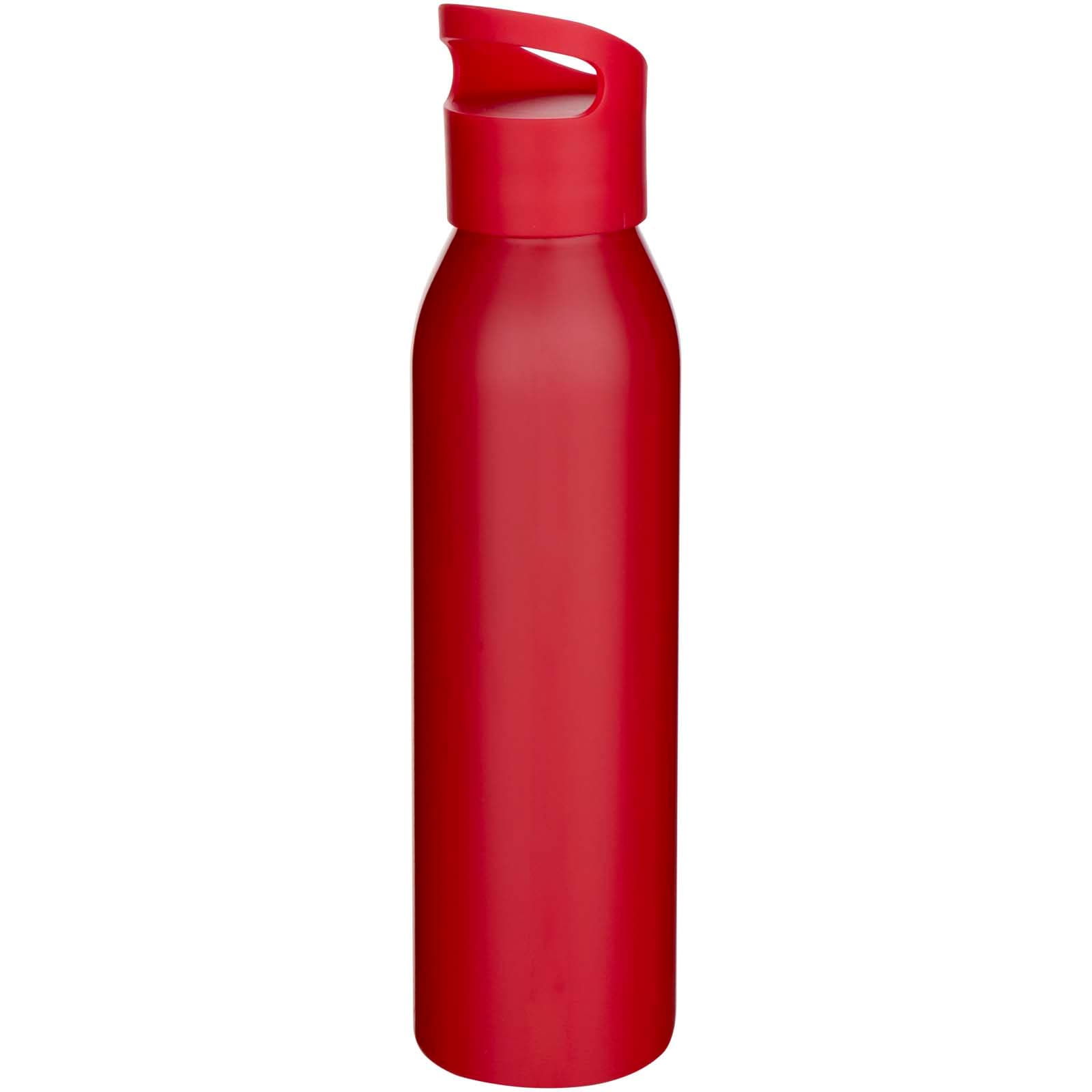 Bouteille d’eau Sky de 650 ml en acier inoxydable recyclé certifié RCS à simple paroi coloris Rouge