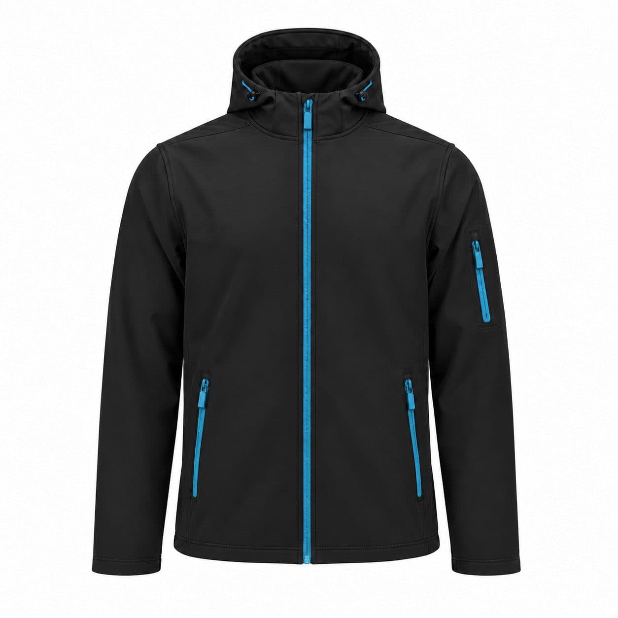 ATLANTIC HOODIE coloris Noir / Bleu roi