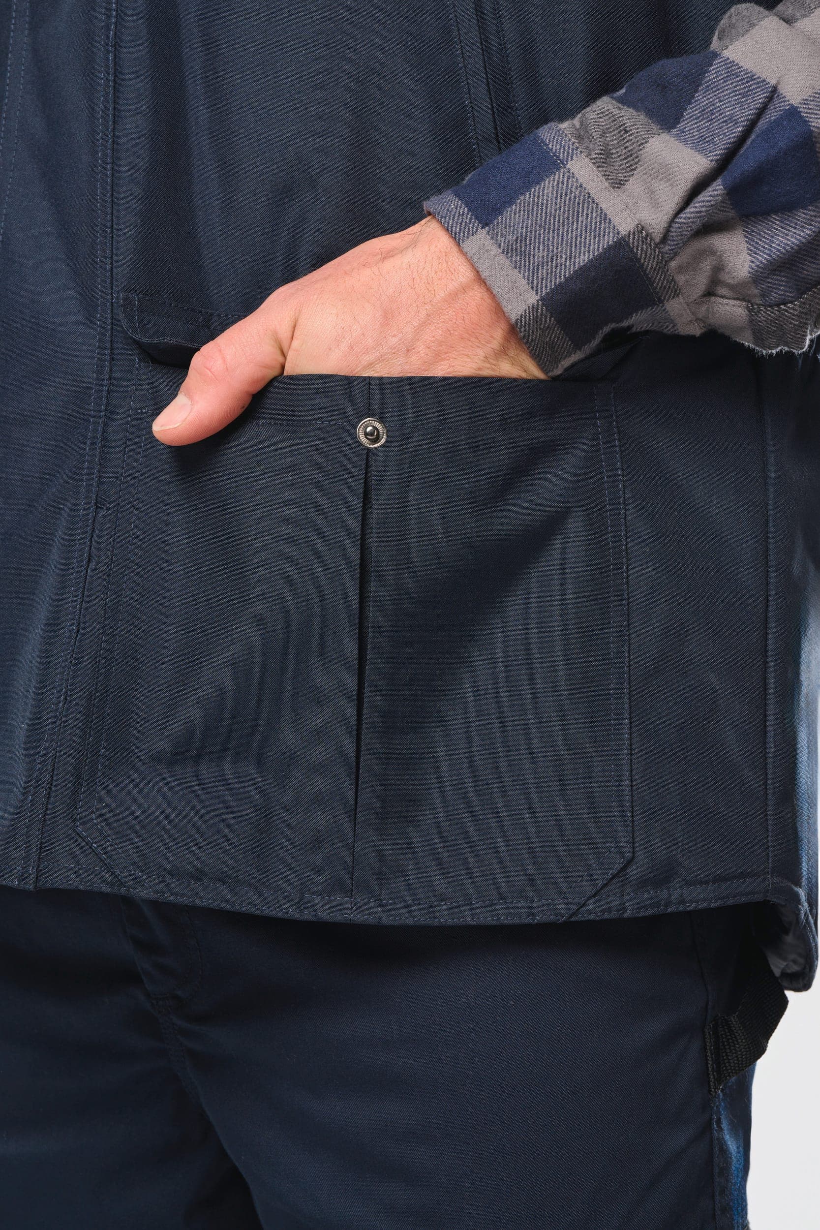 Worker > bodywarmer homme en situation