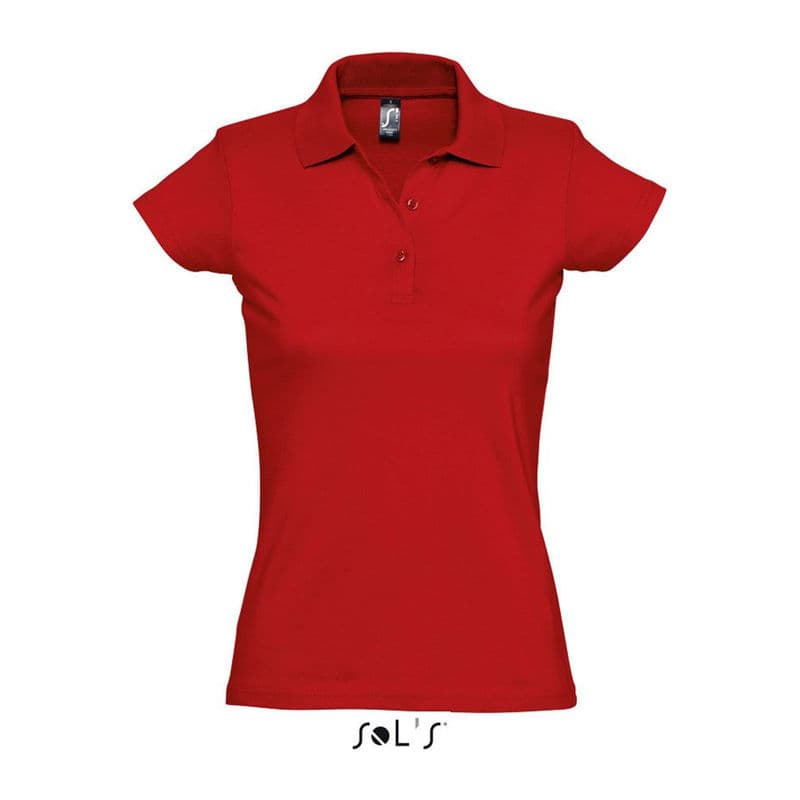 PRESCOTT WOMEN POLO SHIRT coloris Rouge